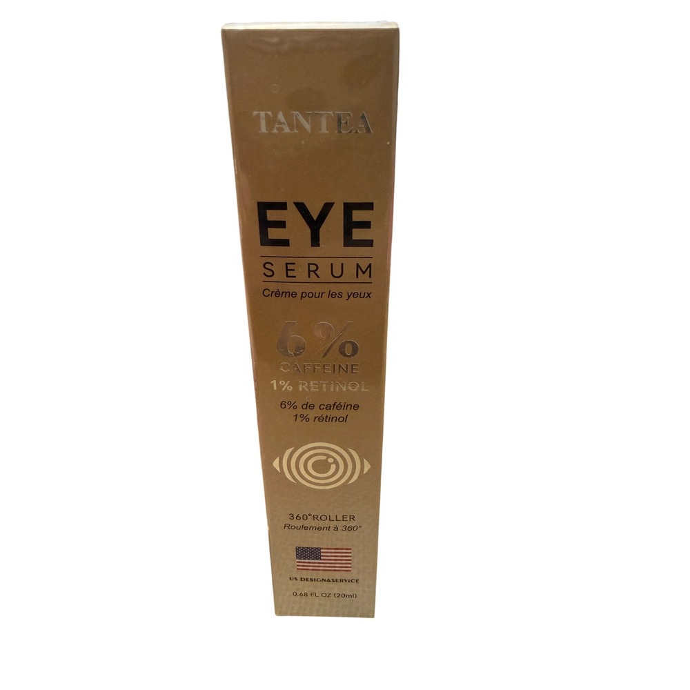 Tantea‎ Eye Serum 6% Caffeine 1% Retinol 360 Roller Anti-Aging Puffiness 20ml